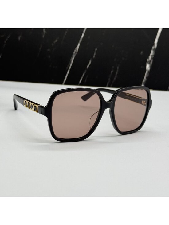 New Gucci GG1189SA 004 rown Square Women Sunglasses main image 5
